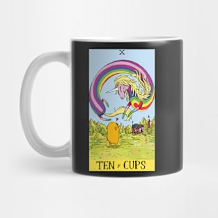 Rainicorn as 10 of Cups Mug